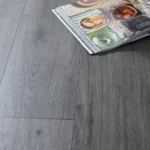 A close up view of midnight grey loft Laminate Flooring Dubai