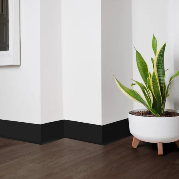 Black PVC Skirting Board