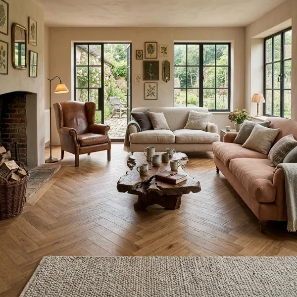 Honey Vinyl Wood Flooring
