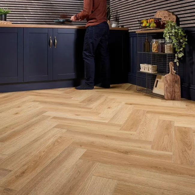 Vinyl Herringbone Flooring
