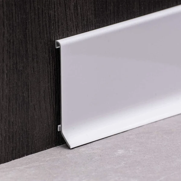 White Aluminium Skirting