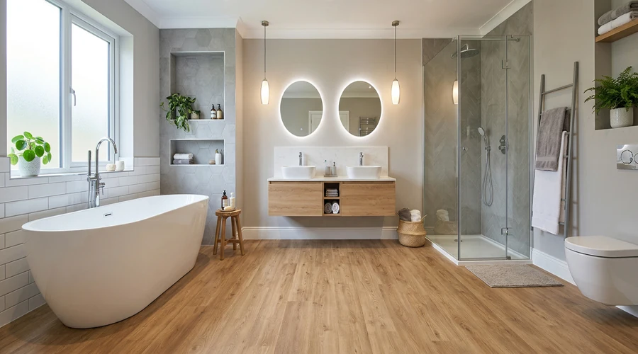 vinyl Bathroom flooring